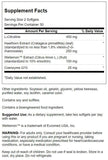 Etiqueta del producto Swanson Flujo Sanguíneo Saludable con información clave.