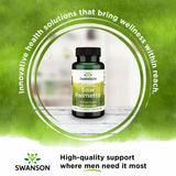 Swanson Saw Palmetto etiqueta detallada con ingredientes y pureza