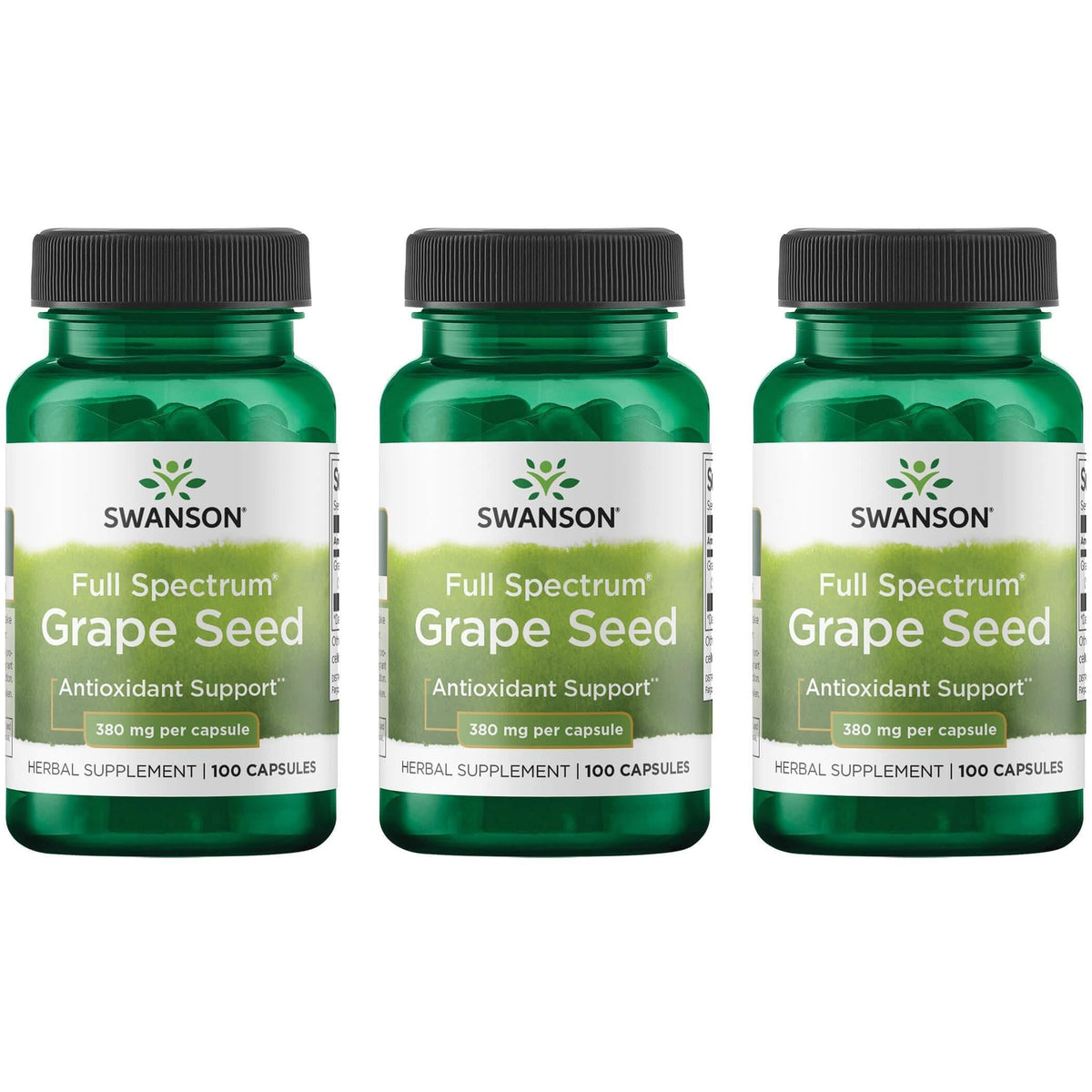 Swanson semilla de uva - botella de suplemento antioxidante para apoyar la salud diaria