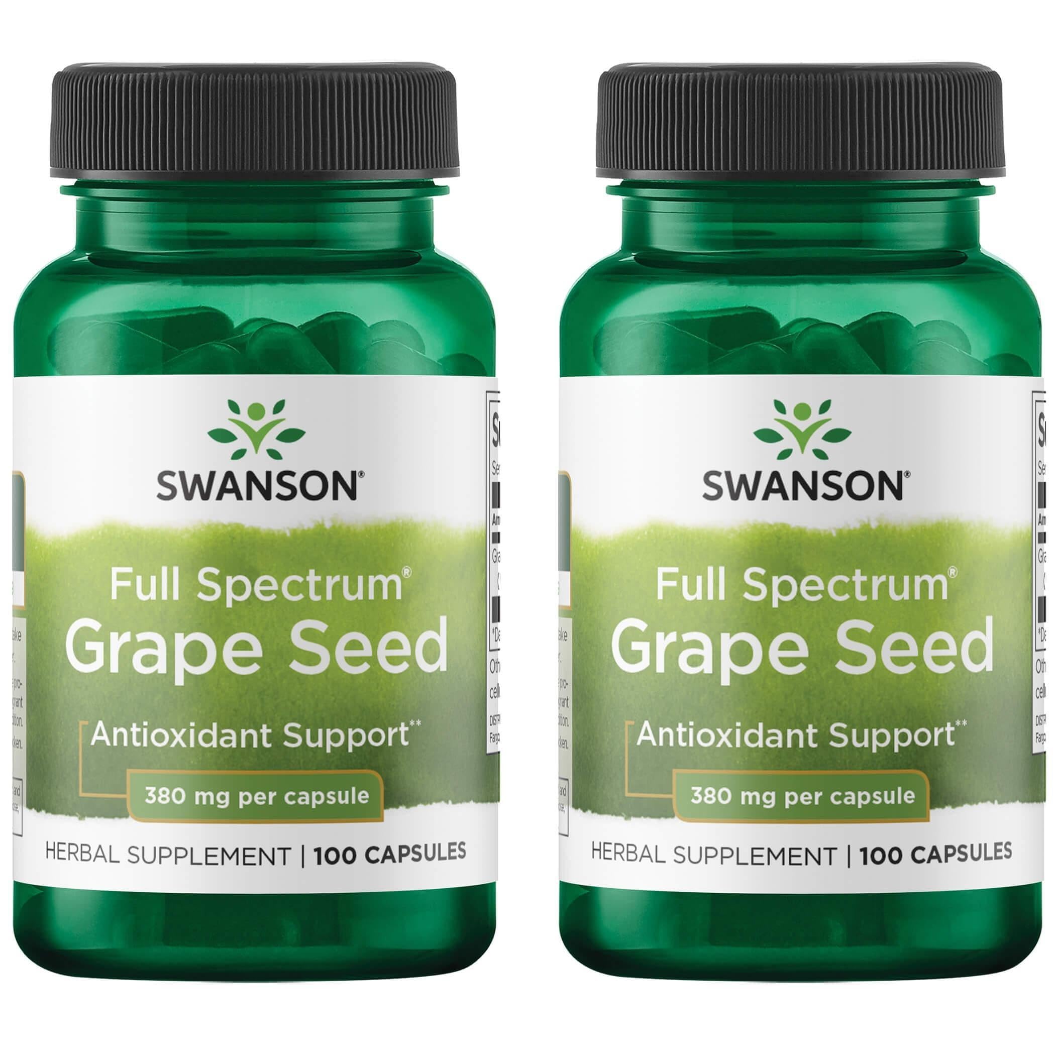 Swanson semilla de uva: cápsula antioxidante para apoyo general