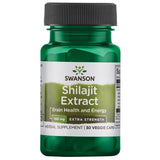 Swanson Shilajit: botella de cápsulas vegetales, posible apoyo a la energía diaria