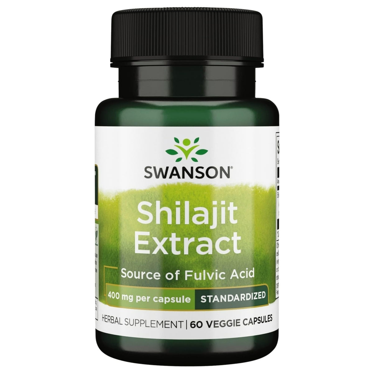 Swanson Shilajit Extract botella visible para bienestar diario
