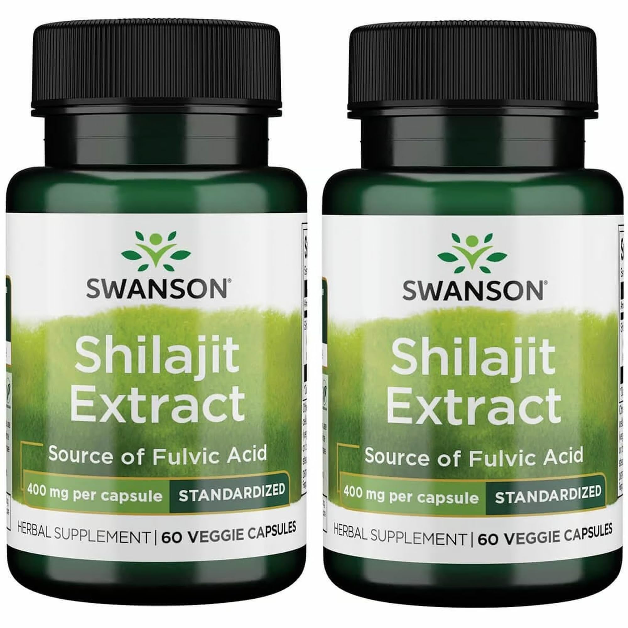 Swanson Shilajit Extract cápsulas: apoyo diario para bienestar general.