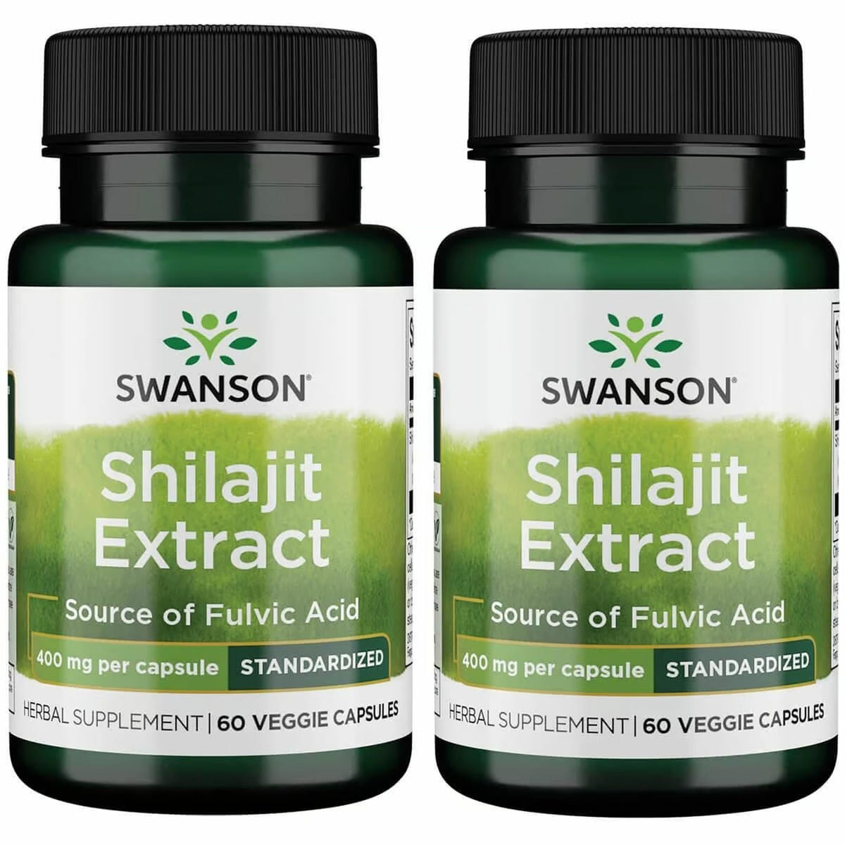Swanson Shilajit Extract cápsulas: apoyo diario para bienestar general.