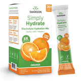 Swanson Simply Hydrate: paquete variedad de 30 sobres para hidratación diaria.