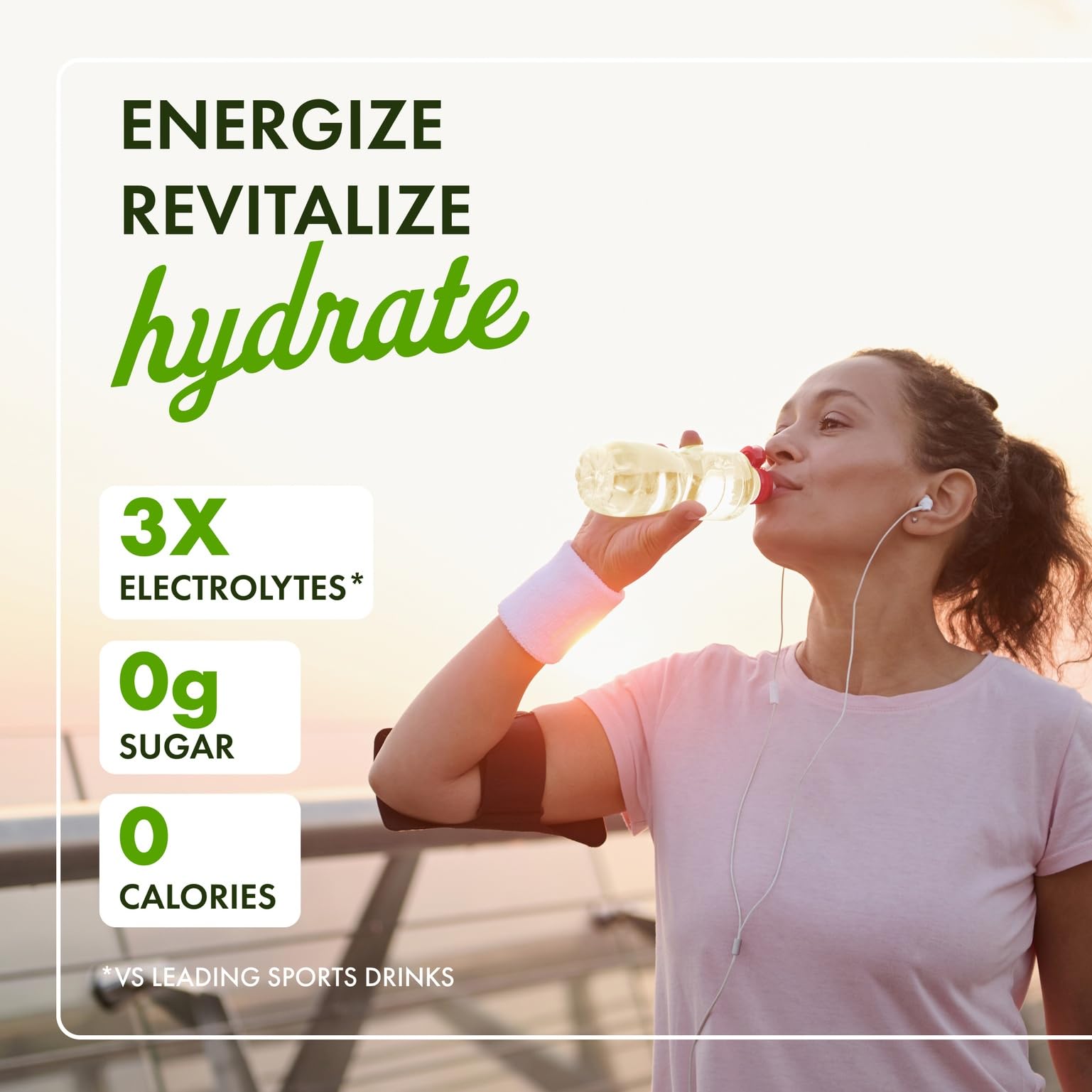 Swanson Simply Hydrate: sobres abiertos listos para uso durante entrenamiento o viaje.