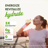 Swanson Simply Hydrate: sobres abiertos listos para uso durante entrenamiento o viaje.