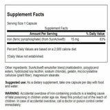 Swanson Sunactive Hierro 15 mg - cápsulas fáciles de tragar