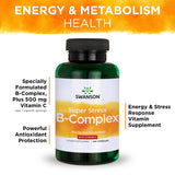 Swanson Super Stress B-Complex, consumo diario sencillo y confiable.