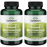 Swanson Sweet Wormwood, botella, posible apoyo para la salud digestiva.