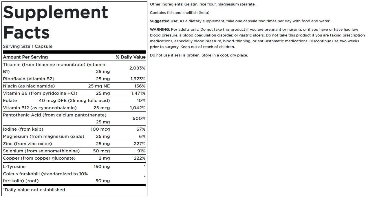 Swanson Thyroid Essentials, cápsulas cerradas, dosis diaria conveniente.