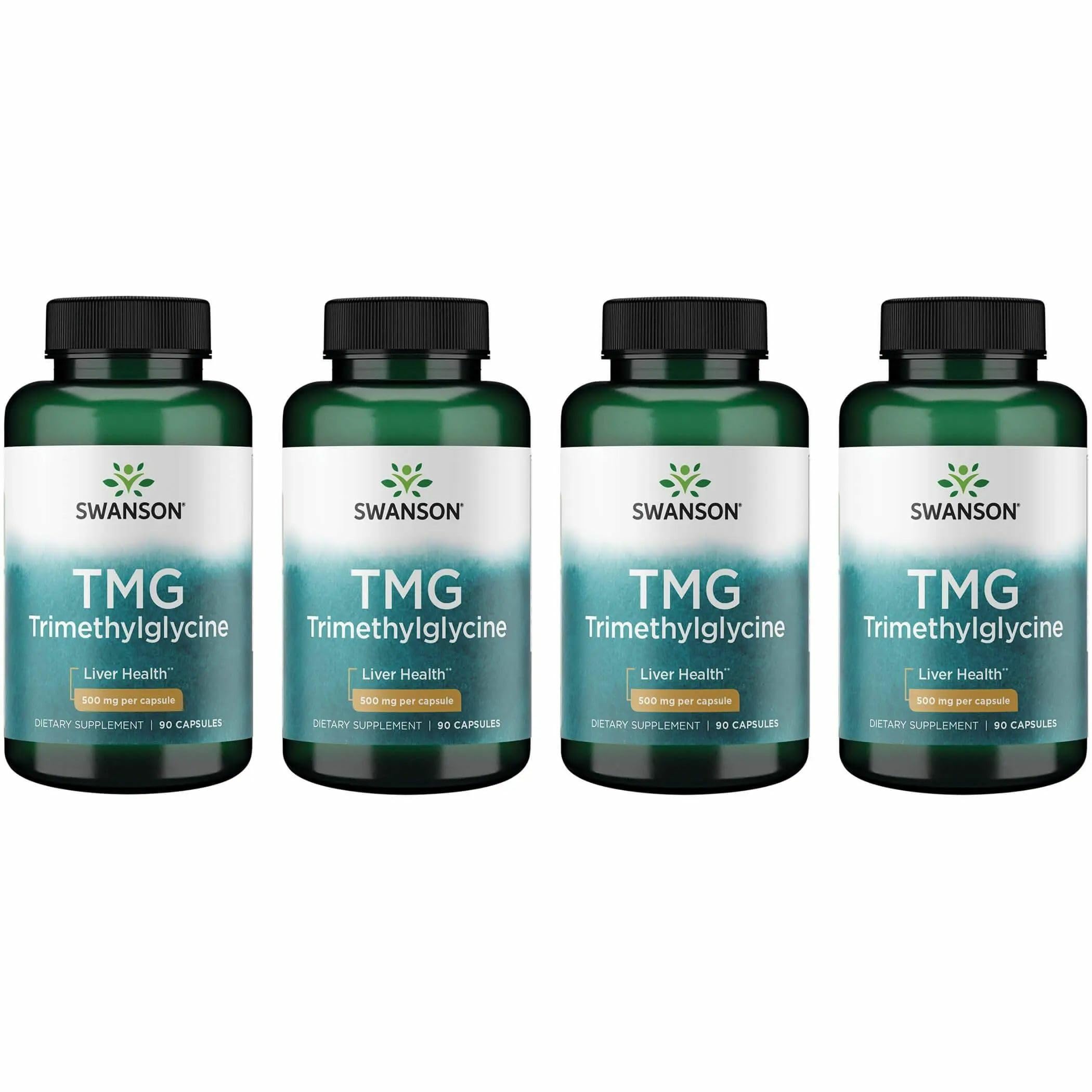 Swanson TMG Trimetilglicina: cápsulas para posible apoyo hepático y cardíaco.