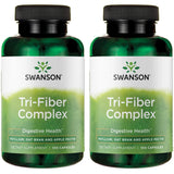Swanson Tri-Fiber Complex botella de cápsulas para apoyar la regularidad intestinal.