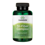 Swanson Tri-Fiber Complex, botella visible, apoyo a la regularidad digestiva diaria.