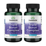 Swanson Triple Boro Complex, caja de cápsulas, posible apoyo a la salud ósea y articulaciones