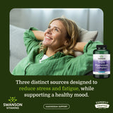 Swanson Complejo triple de magnesio — cápsulas, ingesta diaria fácil y conveniente.
