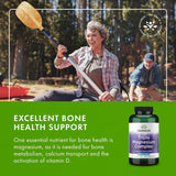 Swanson Triple Magnesium Complex, persona tomando cápsula en rutina diaria.