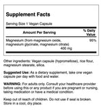 Swanson Triple Magnesium Complex con tres fuentes de magnesio para bienestar general.