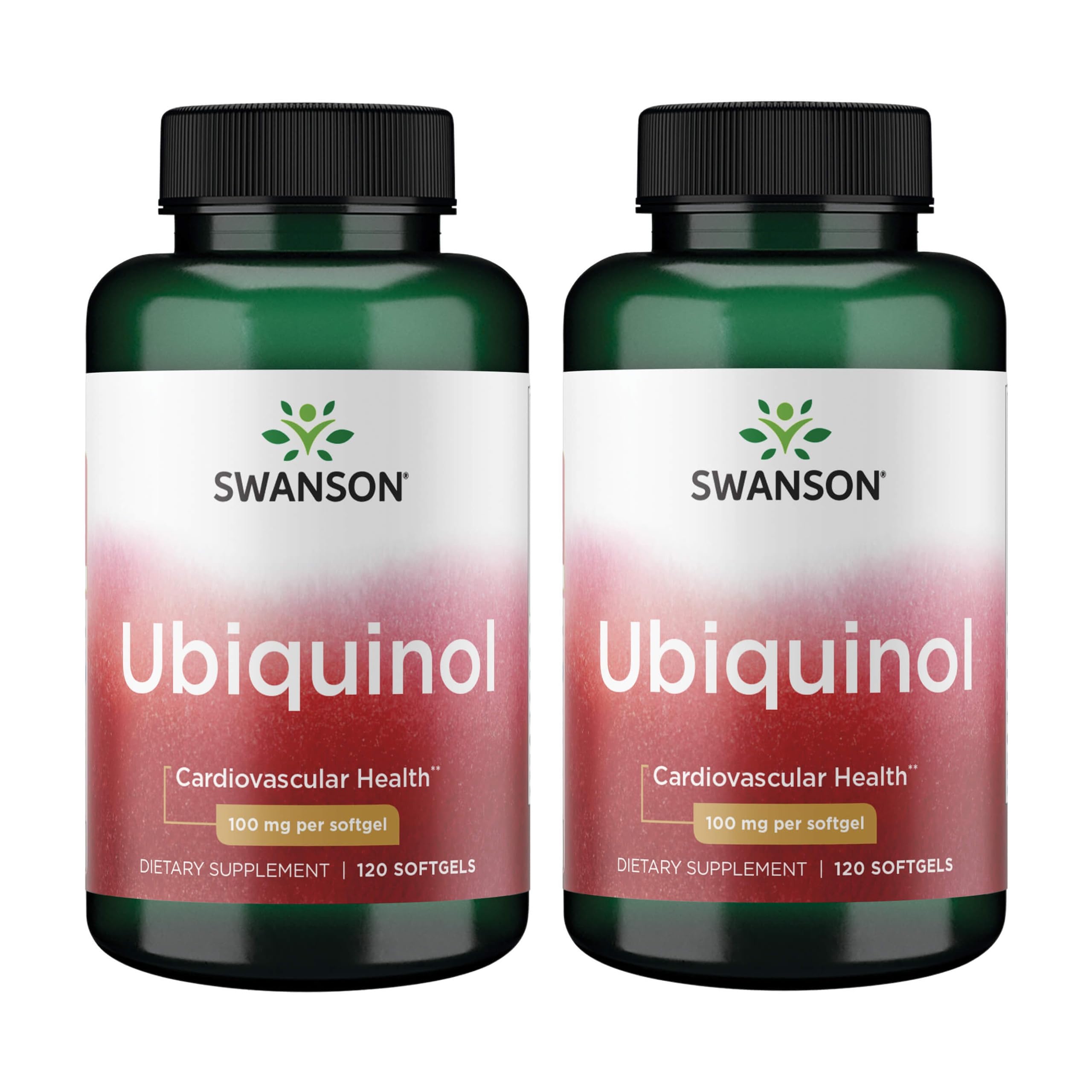 Swanson Ubiquinol, botella de 120 cápsulas blandas, posible apoyo a la energía y al corazón