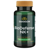 Swanson ULT BIODEFENSE NK+ etiqueta muestra AHCC y beta glucanos.