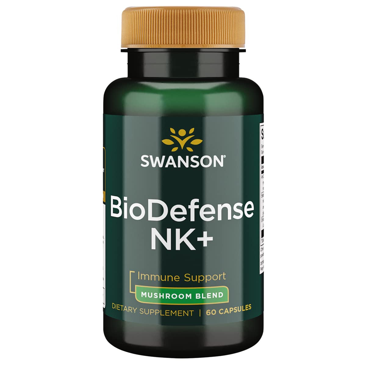 Swanson ULT BIODEFENSE NK+ mezcla de hongos para apoyo inmunológico.