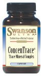 Swanson ULT CONCENTRACE Trace MIN CMP 60 VC en botella, apoyo diario de minerales traza.