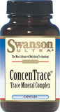 Swanson ULT CONCENTRACE Trace MIN CMP 60 VC etiqueta, detalla un complejo de 72 minerales trazas.