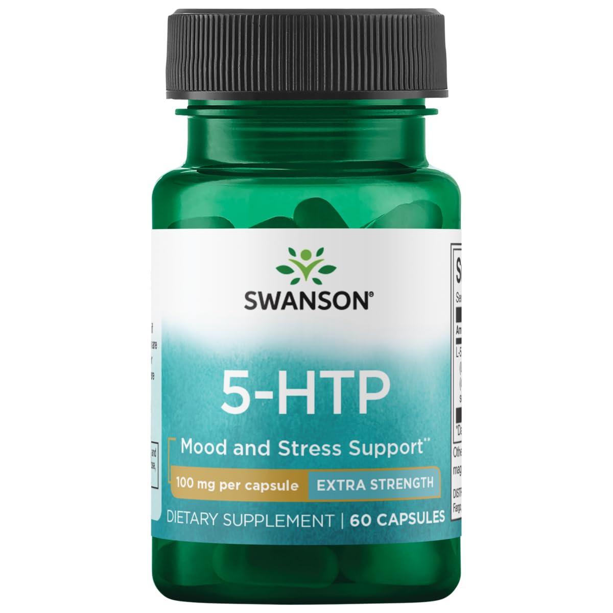 Swanson Ultra 5-HTP cápsulas, cápsulas de Griffonia para apoyo al bienestar diario
