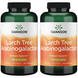 Swanson Ultra arabinogalactano de árbol Larix, cápsulas de 500 mg, apoyo al sistema inmune.