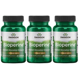 Swanson Ultra Bioperine 10 mg cápsulas, envase, mejora la absorción de nutrientes.