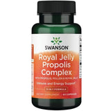 Cápsulas Swanson Ultra Royal Jelly Propolis en mano, toma diaria fácil.