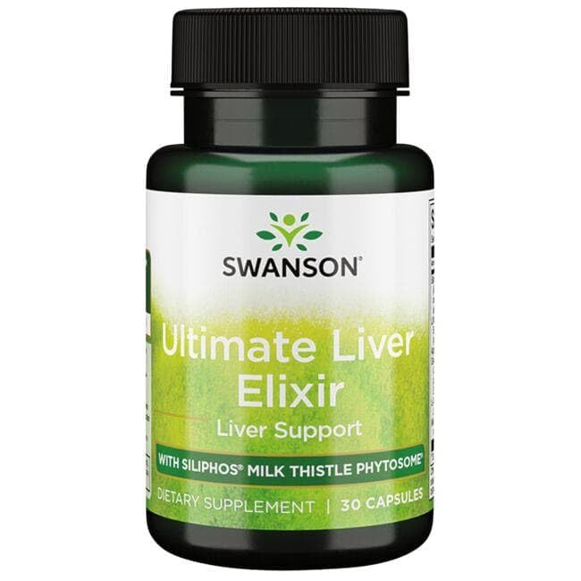 Swanson Ultra Elixir de Hígado: botella visible para apoyo diario