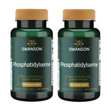Frasco de Swanson Ultra fosfatidilserina 100 mg con cápsulas blandas para uso diario