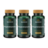 Swanson Ultra fosfatidilserina 100 mg, pack de 3, posible apoyo a la función mental diaria
