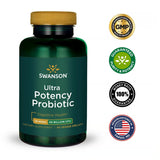 Swanson Ultra Probiotic envase práctico para almacenamiento.