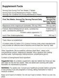 Swanson Ultra Pro-Oxy-Biotic dorso de la botella, información de ingredientes.
