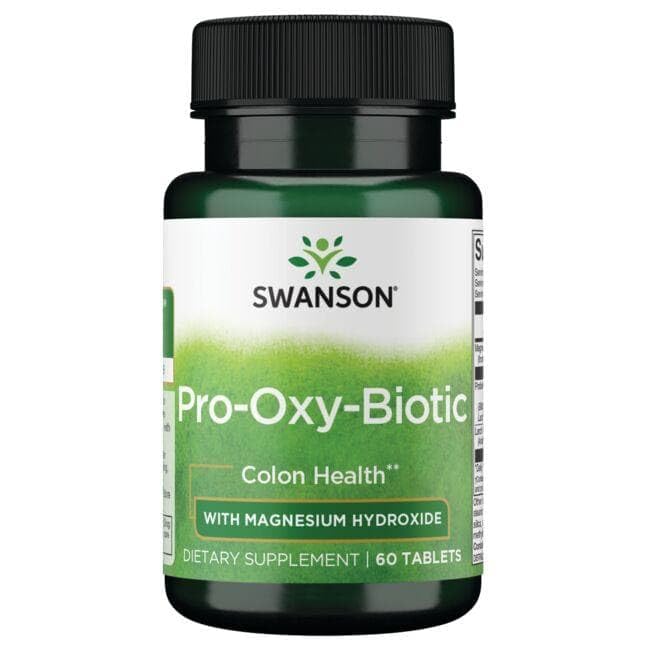 Swanson Ultra Pro-Oxy-Biotic tabletas en blister, fácil de tomar en ruta diaria.