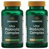 Swanson Ultra Probiotico Complejo frente a la botella, capsulas vegetales para soporte digestivo diario