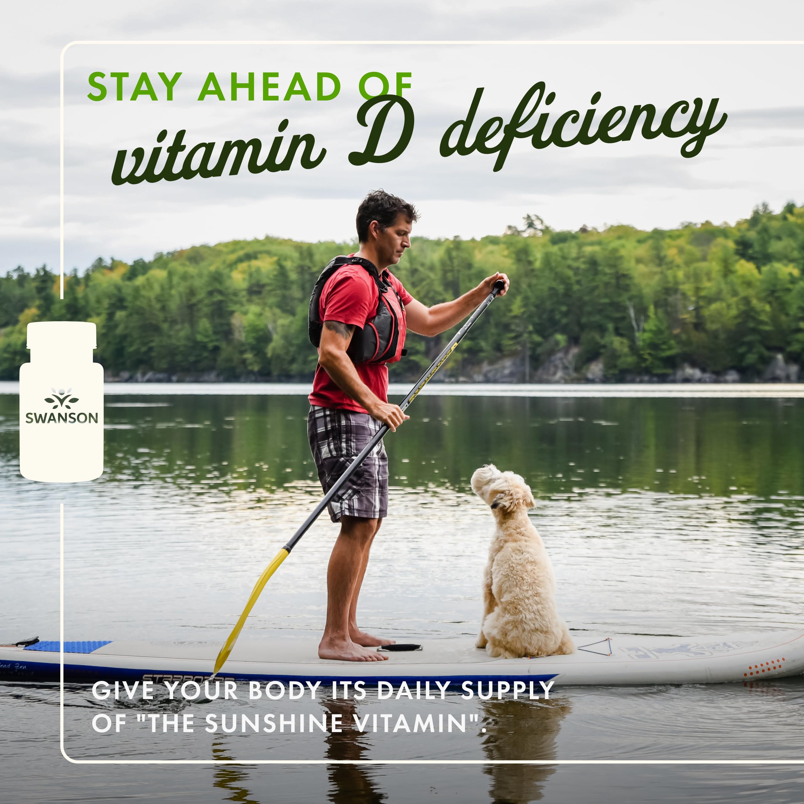 Etiqueta detallada de Swanson Vitamin D Complex con dosis.