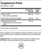 Tabletas Swanson Vitamina C Bufferizada BioFlav para apoyo inmune diario