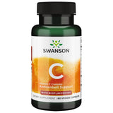 Swanson Vitamina C, envase de 60 cápsulas vegetarianas, ideal para apoyo diario de defensa.