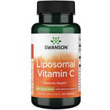 Swanson Vitamina C liposomal, botella de 60 tabletas, alta biodisponibilidad.