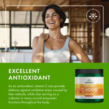 Swanson Vitamina C Polvo Sabor neutro para bebidas y recetas