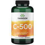 Swanson Vitamina C con rosa mosqueta: envase visible y apoyo al sistema inmunológico.