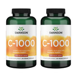 Swanson Vitamina C con Rosa Mosqueta cápsulas, apoyo diario al sistema inmune.