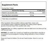 Swanson Vitamina C y rosa mosqueta: dosis diaria para apoyar piel y salud.