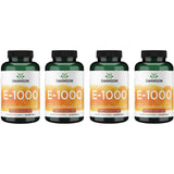 Swanson Vitamina E 1000 UI, cápsulas blandas, apoyo antioxidante diario y salud cardiovascular.