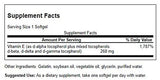Swanson Vitamina E cápsulas mezcla tocoferoles para uso diario.