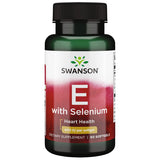 Swanson Vitamina E y Selenio, frasco de cápsulas para uso diario y apoyo antioxidante