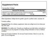 Swanson Vitamina E, cápsulas, uso diario para soporte antioxidante.
